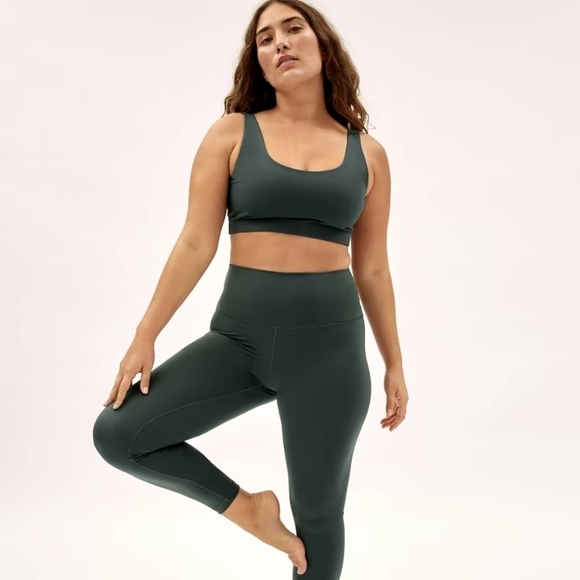 Everlane Leggings Size Small The Perform Legging Pine Green Regular 28 ReNew - Picture 12 of 12